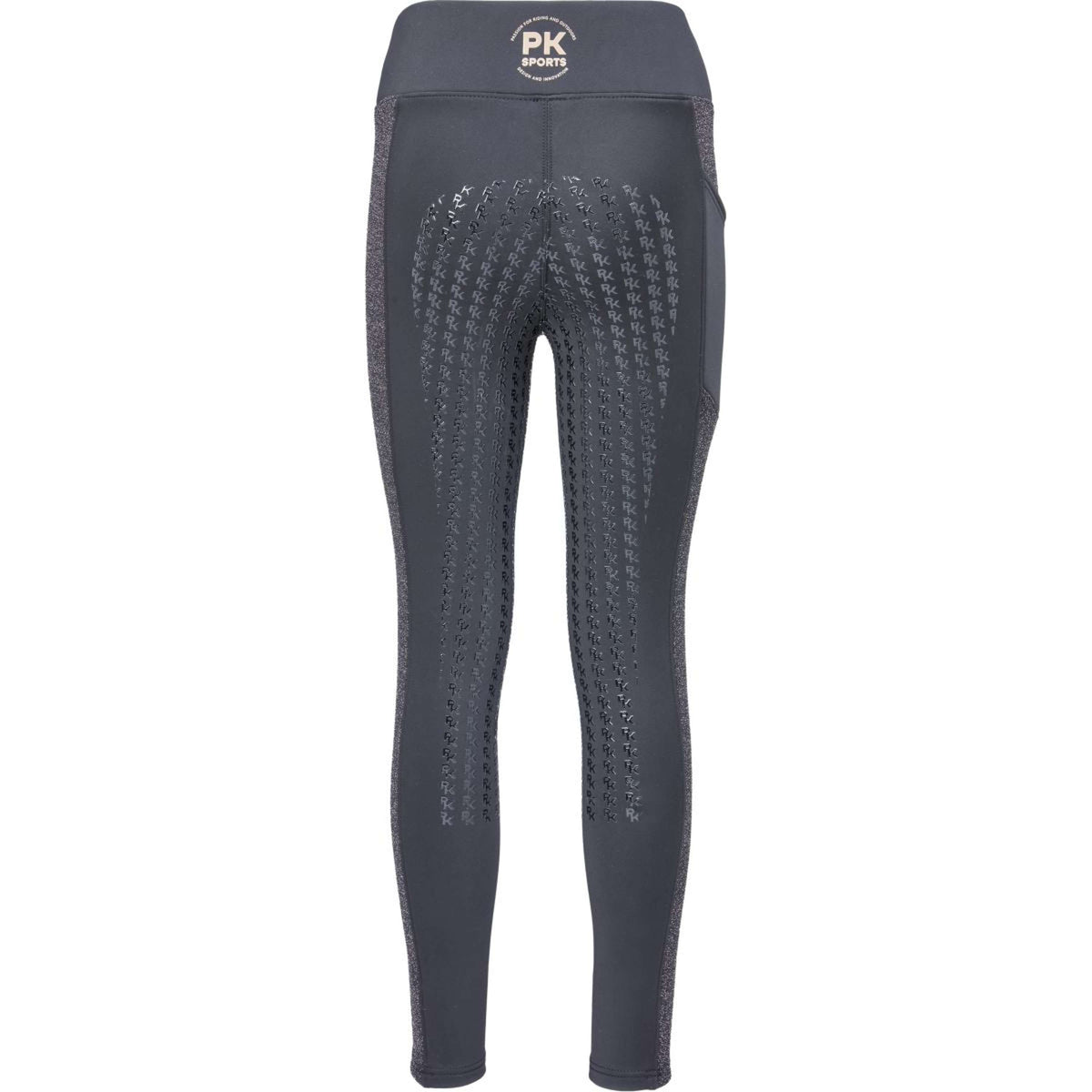 PK Leggings da Equitazione Toledo Full Grip Nero
