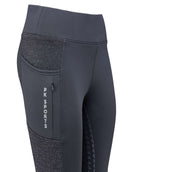 PK Leggings da Equitazione Toledo Full Grip Nero