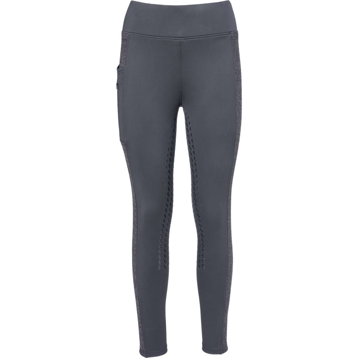 PK Leggings da Equitazione Toledo Full Grip Nero