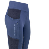 PK Leggings da Equitazione Toledo Full Grip Ebano