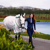 Velder Horsewear Coperta Antimosche Mesh con collo Argento