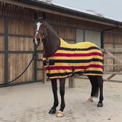 Velder Horsewear Deluxe Fleece Cooler Rug Nero/Giallo