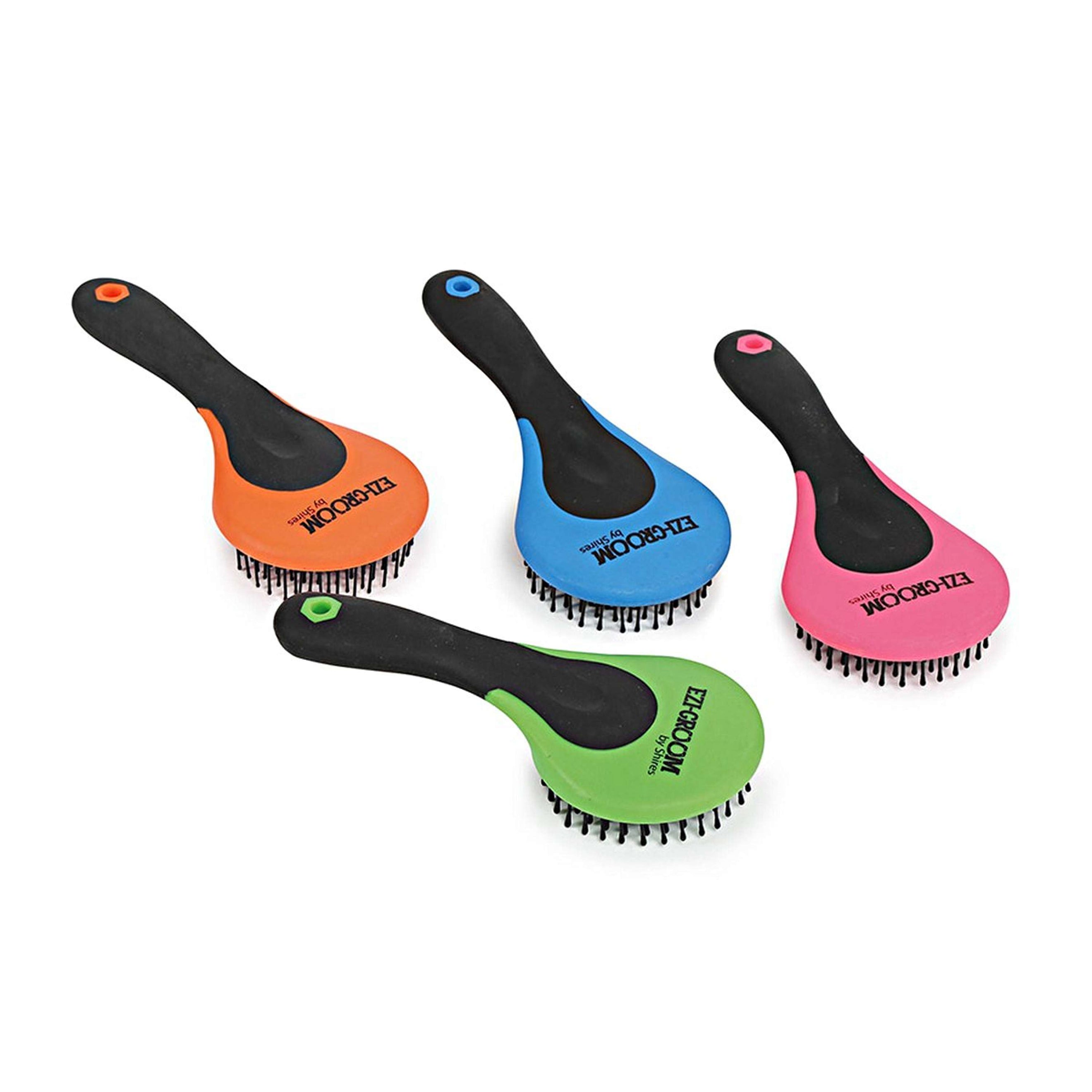 Ezi-groom by Shires Spazzola per criniera e coda Blu brillante