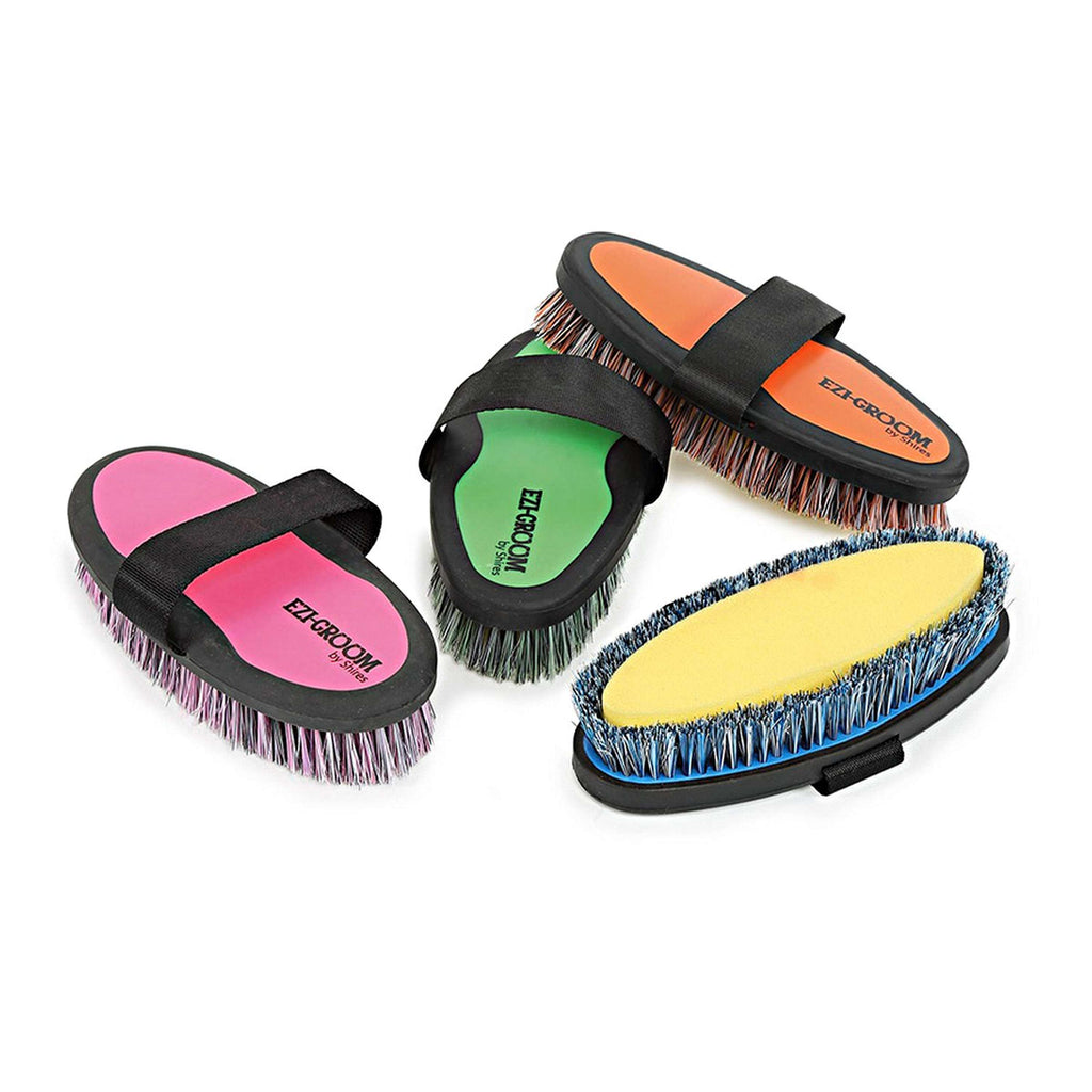 Ezi-groom by Shires Spazzola per il Corpo Blu brillante