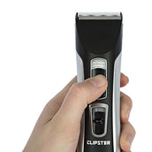 Clipster Rasoio Akku Argento/Nero