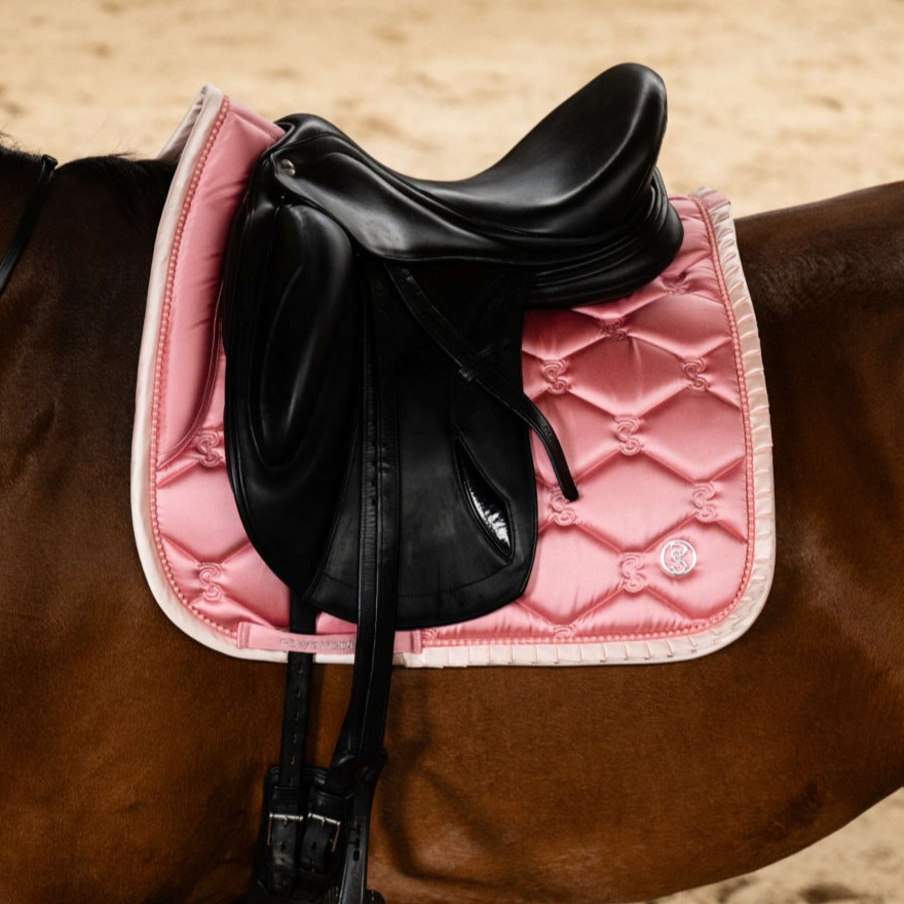 PS of Sweden Sottosella Ruffle Pearl Dressage Vintage Pink