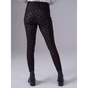 PS of Sweden Pantaloni da Equitazione Celia Croco Nero