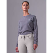 PS of Sweden Maglione PS Logo Mid Grey Melange