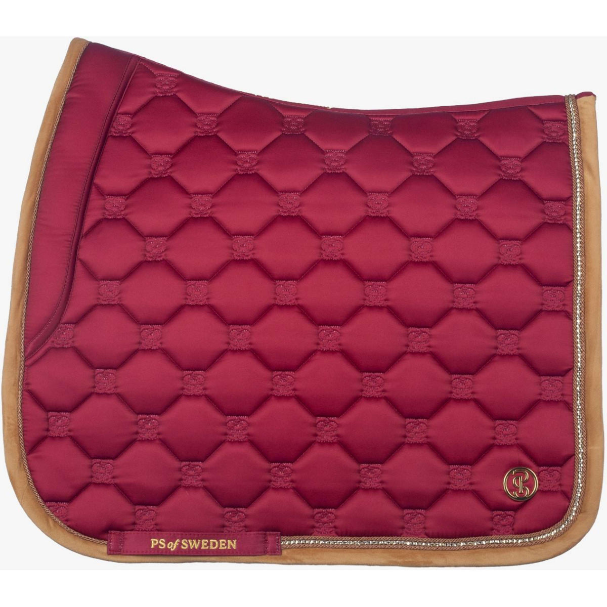 PS of Sweden Sottosella Vintage Monogram Dressage Midnight Fuchsia