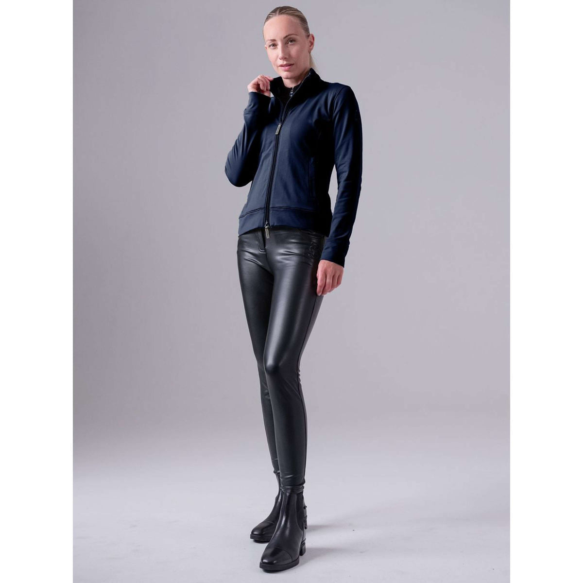 PS of Sweden Felpa con cappuccio e zip Oakley Navy