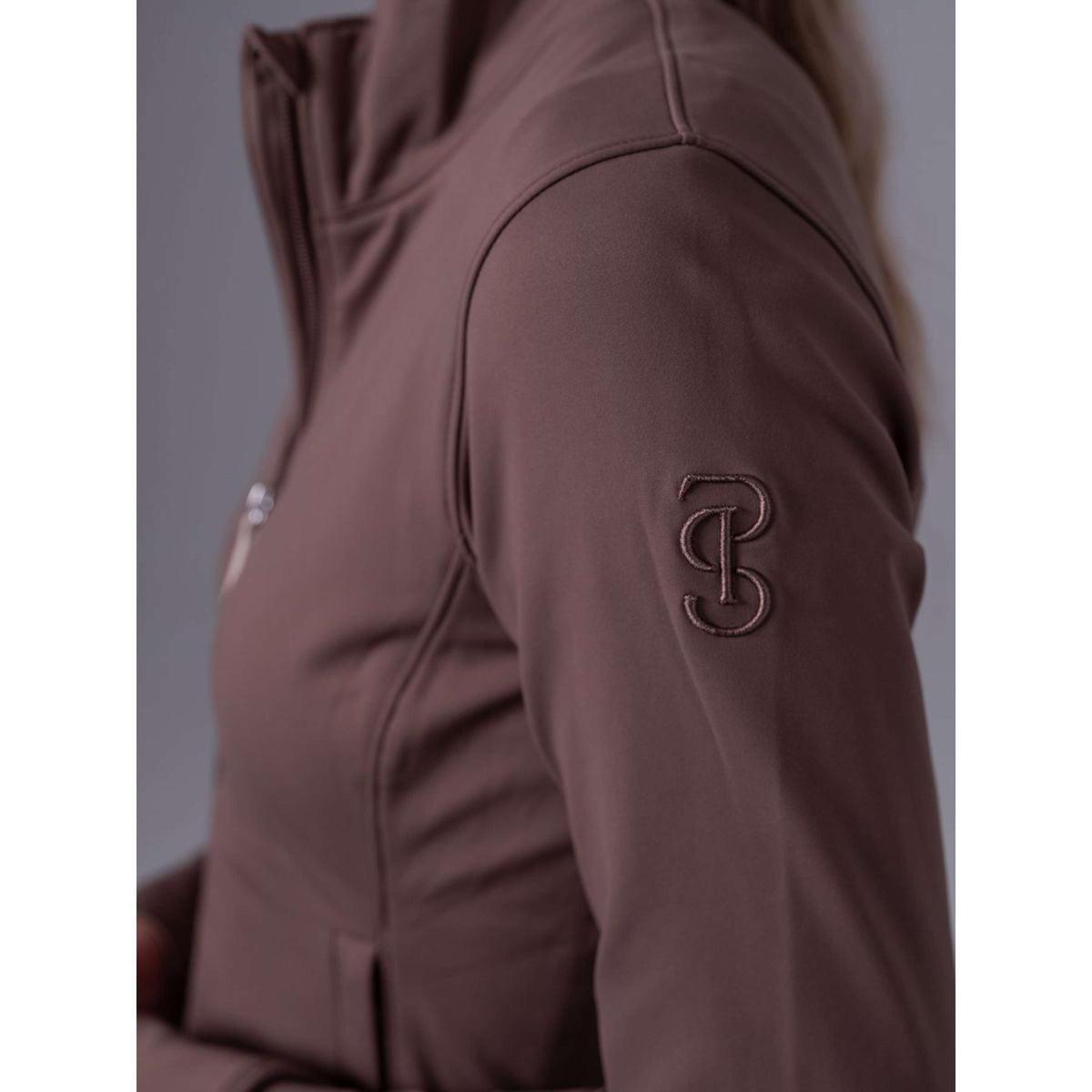 PS of Sweden Felpa con cappuccio e zip Oakley Mocca Mauve