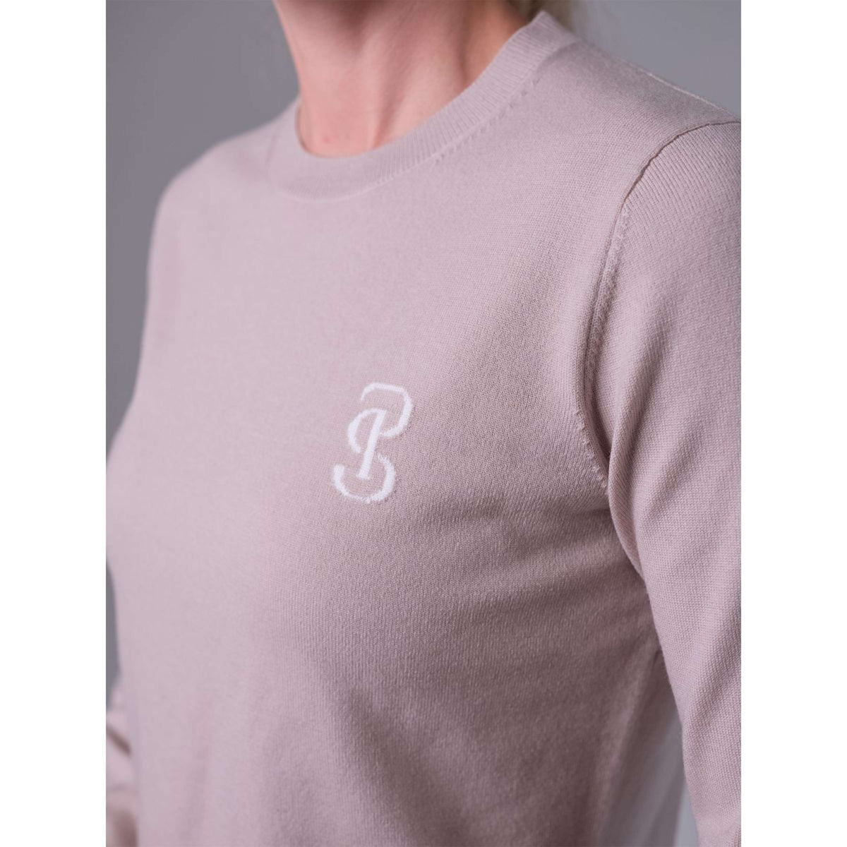PS of Sweden Maglione PS Logo Silk Taupe