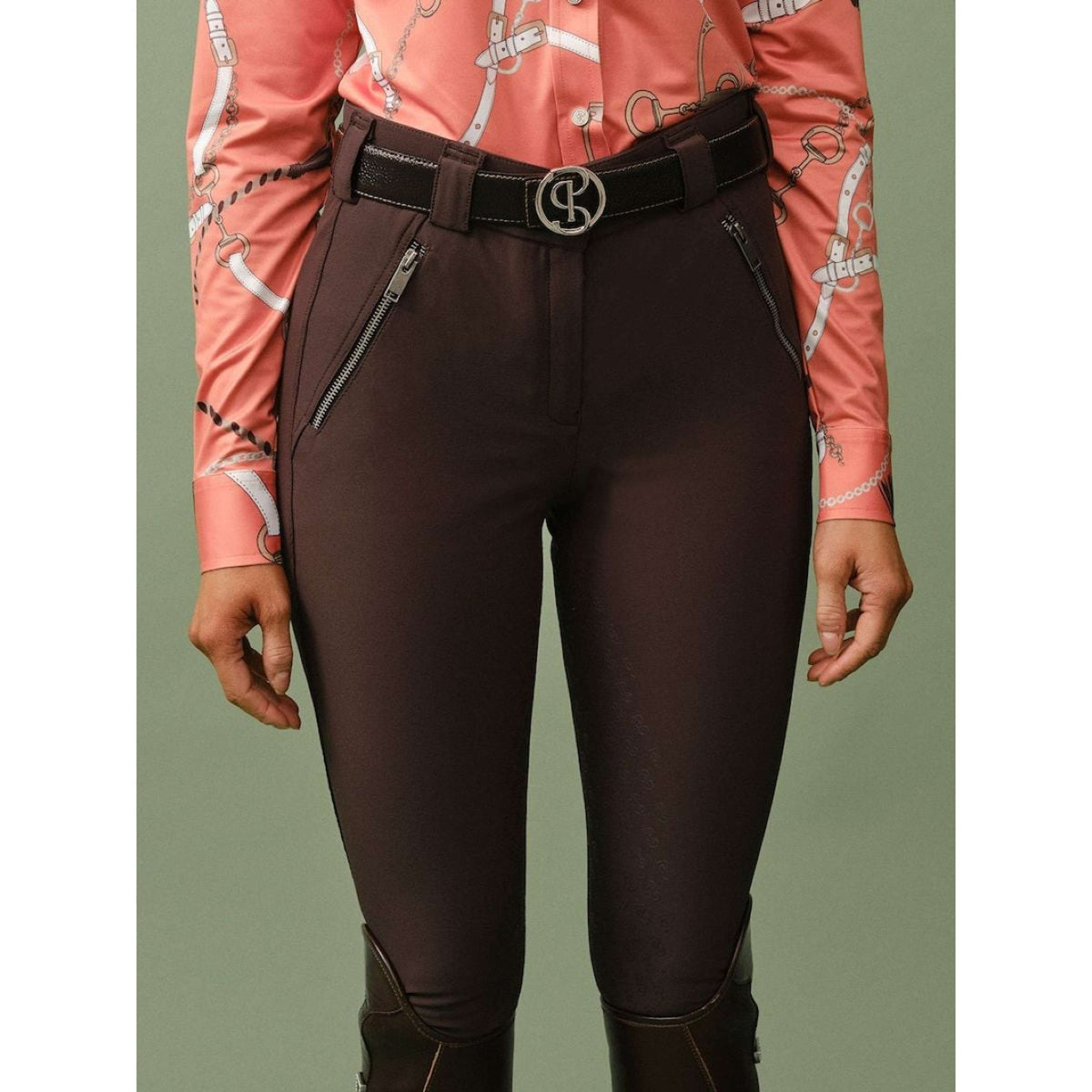 PS of Sweden Pantaloni da Equitazione Ivy Caffè