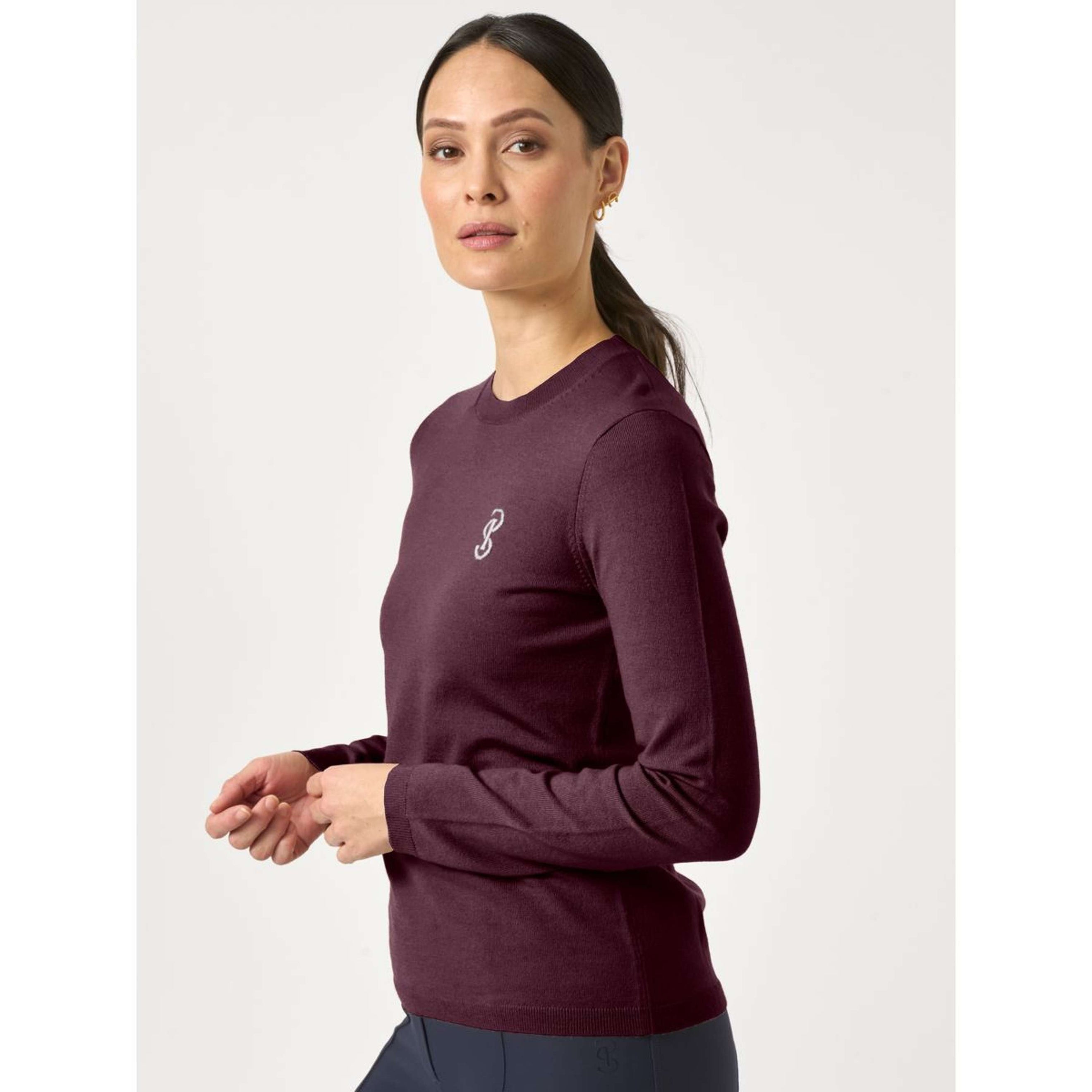 PS of Sweden Maglione PS Logo Prugna