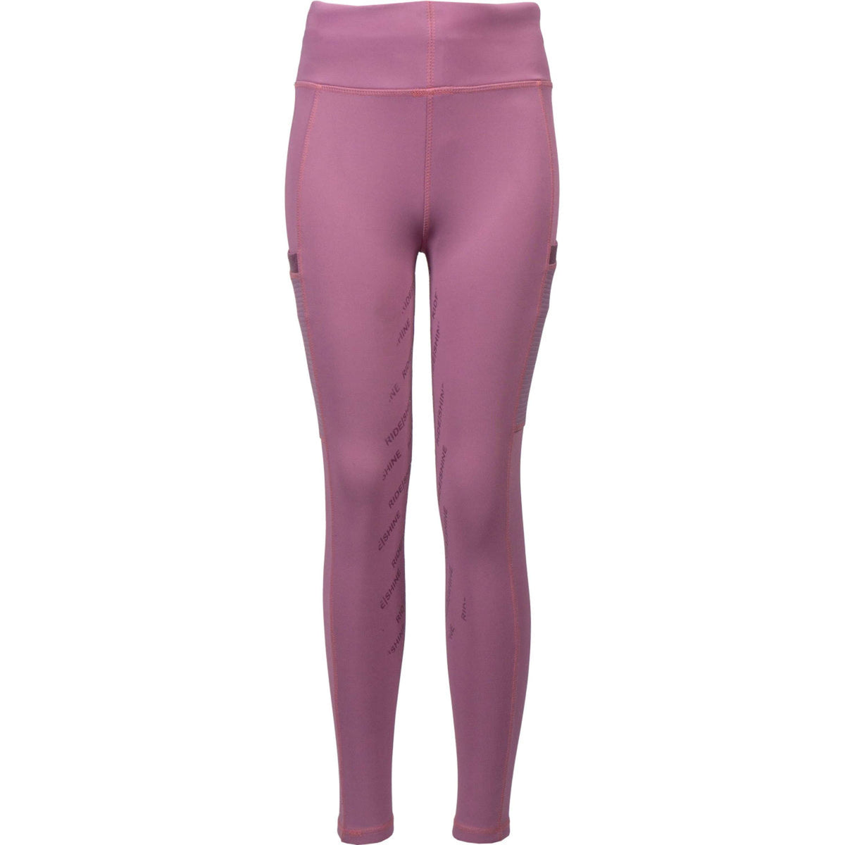 Red Horse Leggings da Equitazione Mitsu Full Grip Thistle Purple