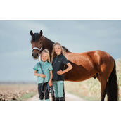 Red Horse Leggings da Equitazione Mitsu Full Grip Eucalyptus Green