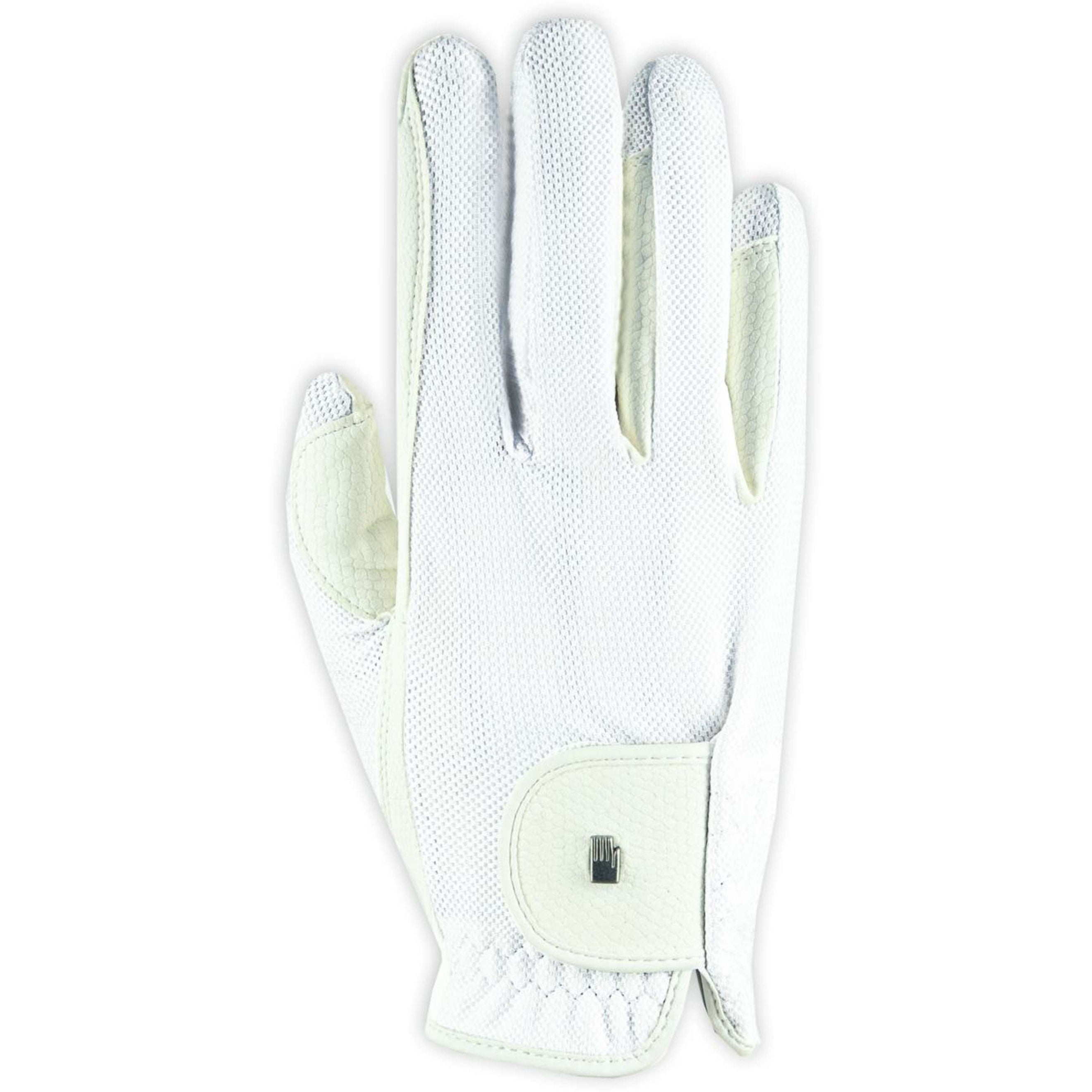 Roeckl Guanti da Equitazione Roeck-Grip Lite Bianco