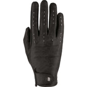 Roeckl Guanti da Equitazione Malaga Nero/stonewashed