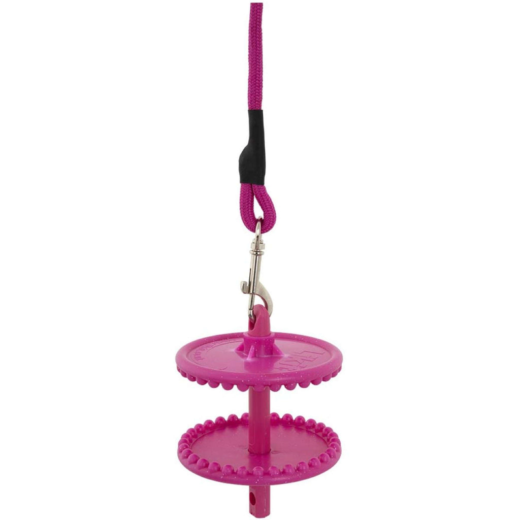 Likit Supporto con Corda per la Pietra di Sale Glitter Pink