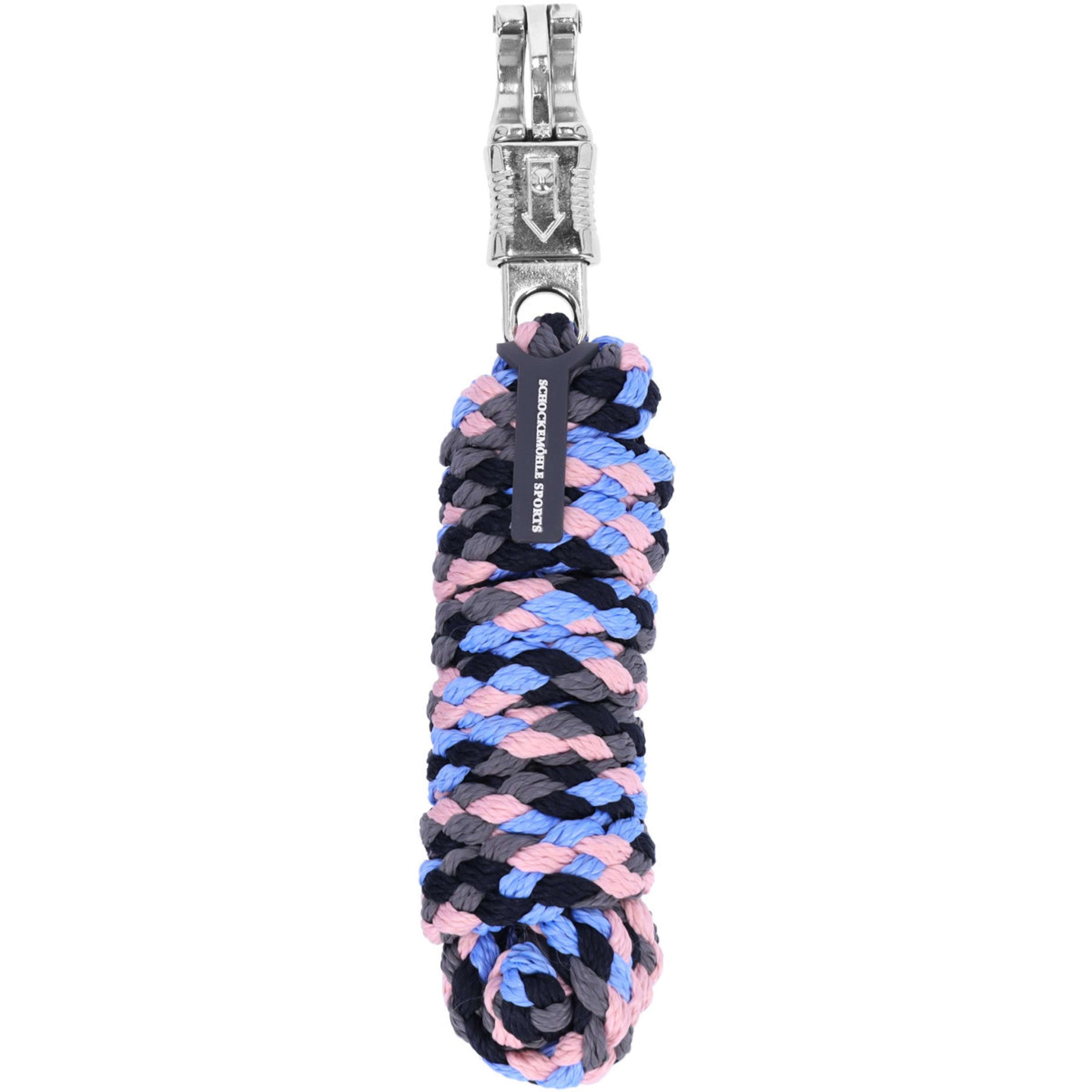 Schockemöhle Corda per cavezza SP Panic Style Gancio di sicurezza True Navy/Sky/Pale Pink Schockemöhle Corda per cavezza SP Panic Style Gancio di sicurezza True Navy/Sky/Pale Pink