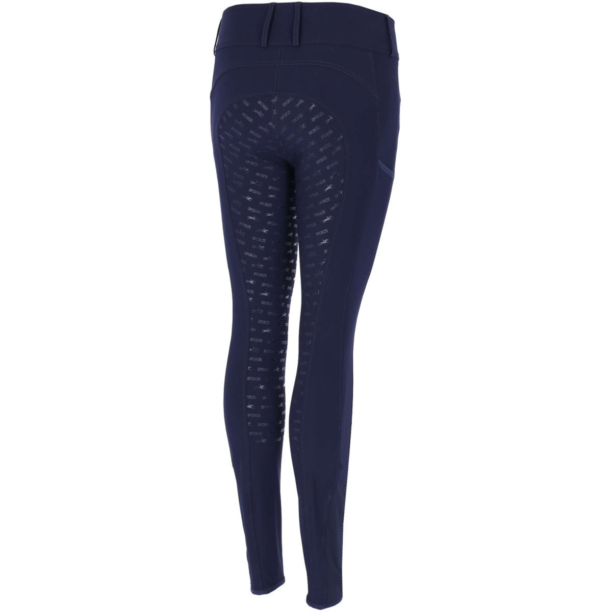 Schockemöhle Pantaloni da Equitazione SPTulip Style Full Grip Dark Navy