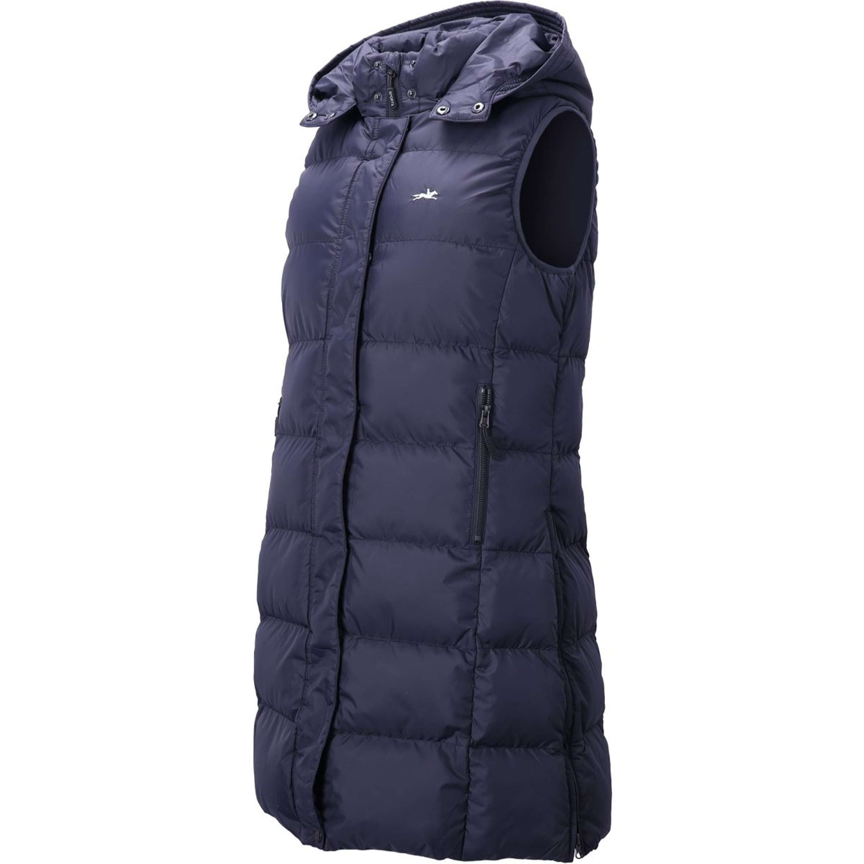 Schockemöhle Gilet lungo senza maniche SPTilly Marina oscura