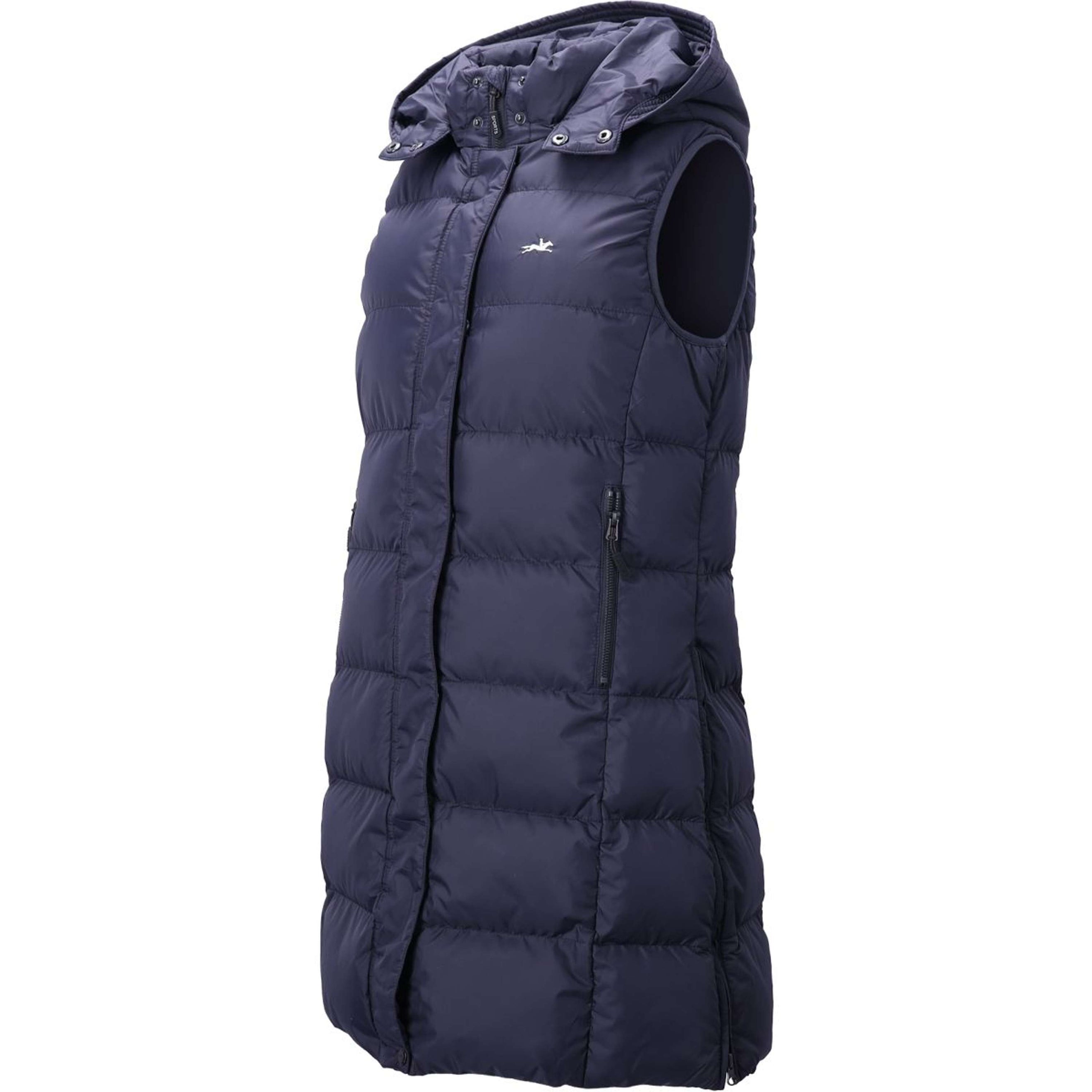 Schockemöhle Gilet lungo senza maniche SPTilly Marina oscura
