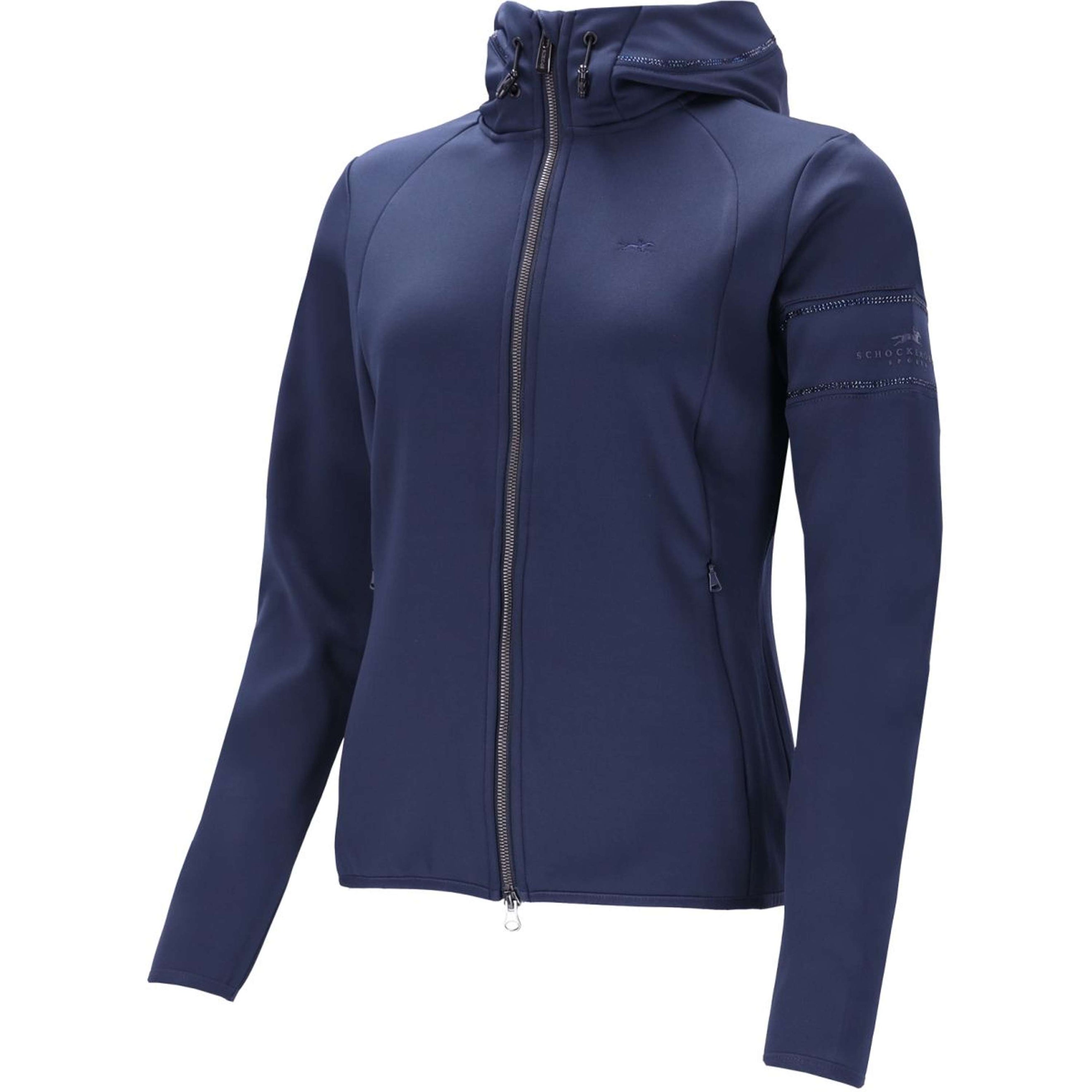 Schockemöhle Felpa con cappuccio e zip SPSophie Marina oscura
