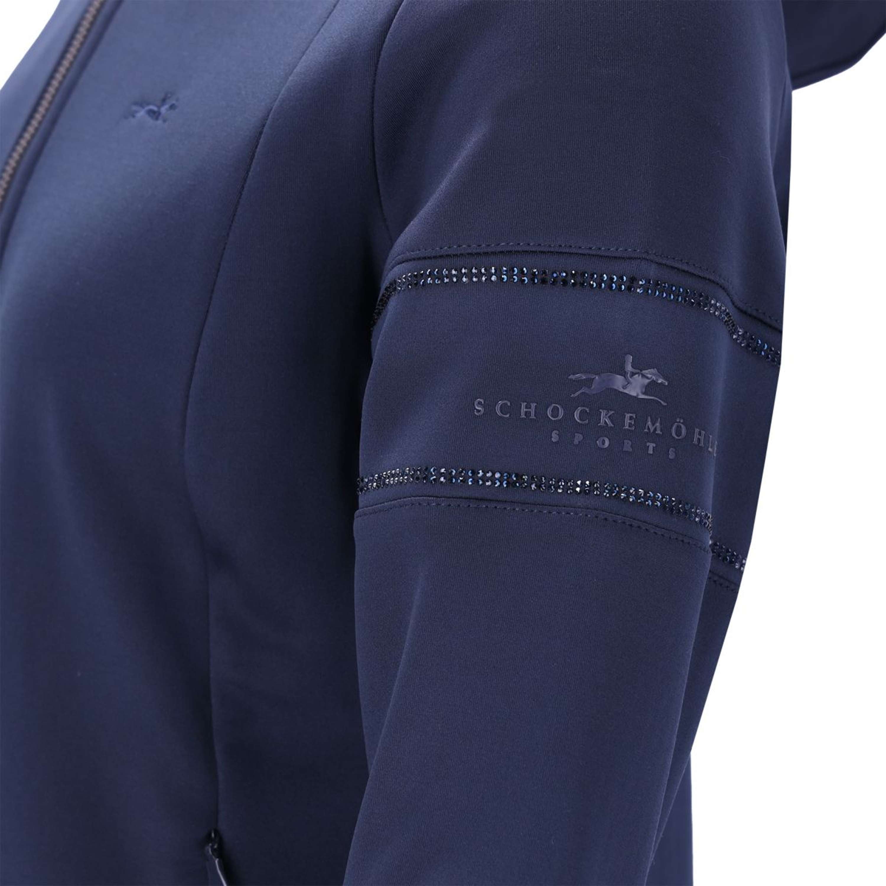 Schockemöhle Felpa con cappuccio e zip SPSophie Marina oscura