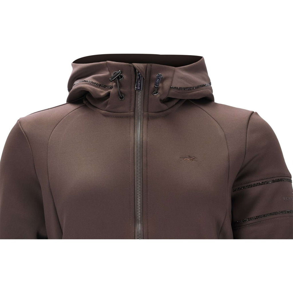 Schockemöhle Felpa con cappuccio e zip SPSophie Mocca
