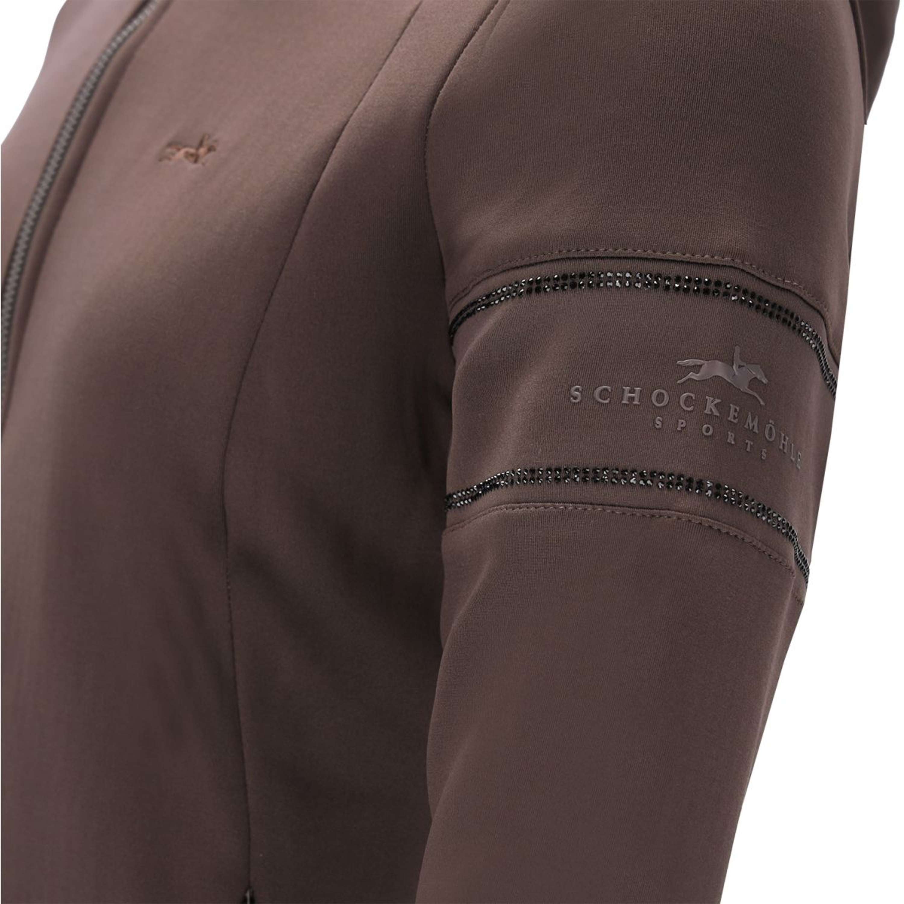 Schockemöhle Felpa con cappuccio e zip SPSophie Mocca