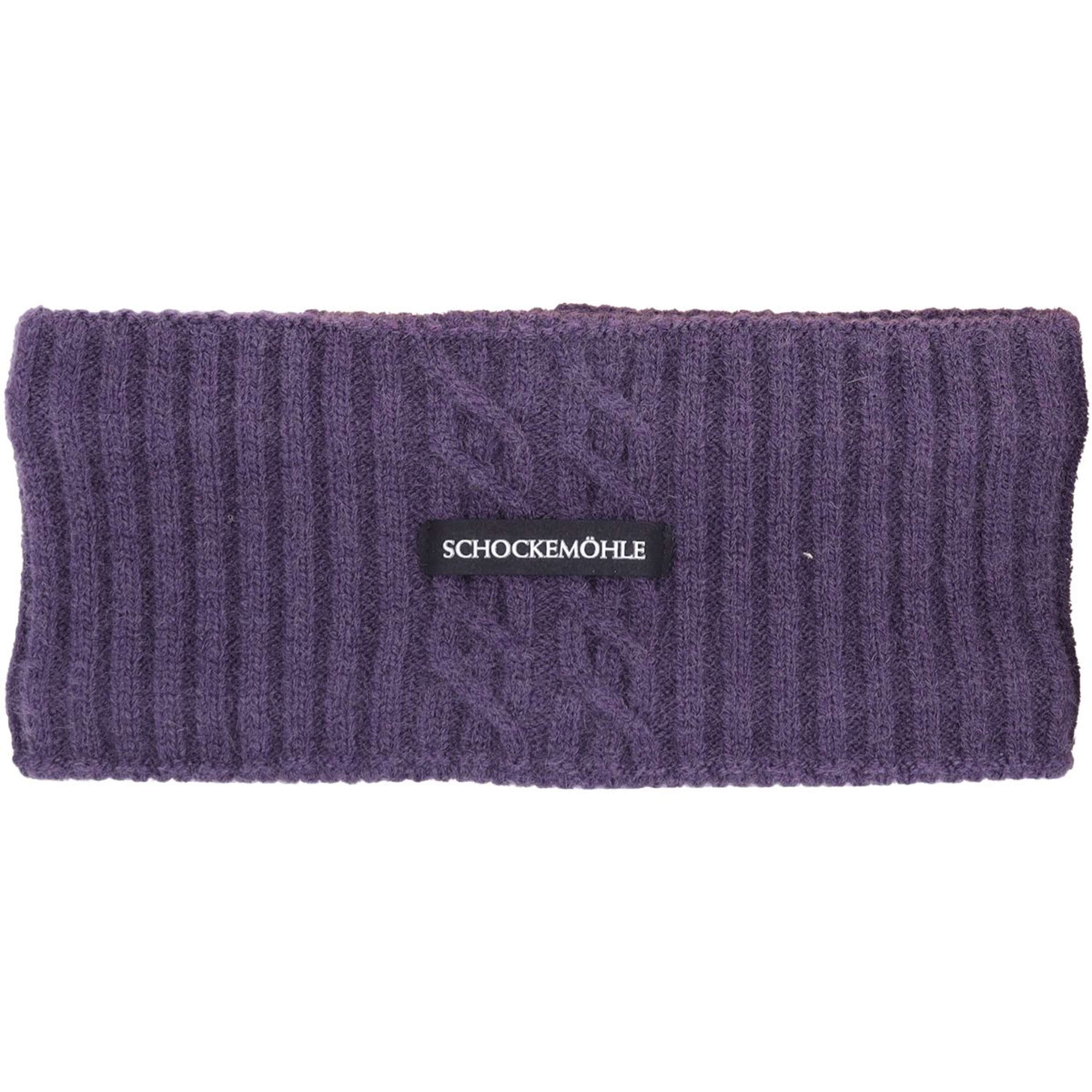 Schockemöhle Fascia per capelli Braided Viola scuro