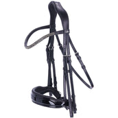 Schockemöhle Briglia Doppia Monticelli Nero/Vernice/Argento