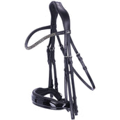 Schockemöhle Briglia Doppia Monticelli Nero/Vernice/Argento