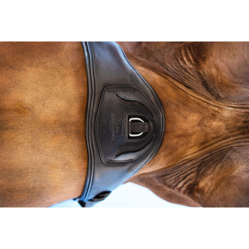 Schockemöhle Sottopancia da dressage Pittsburgh Stretch Nero Argento