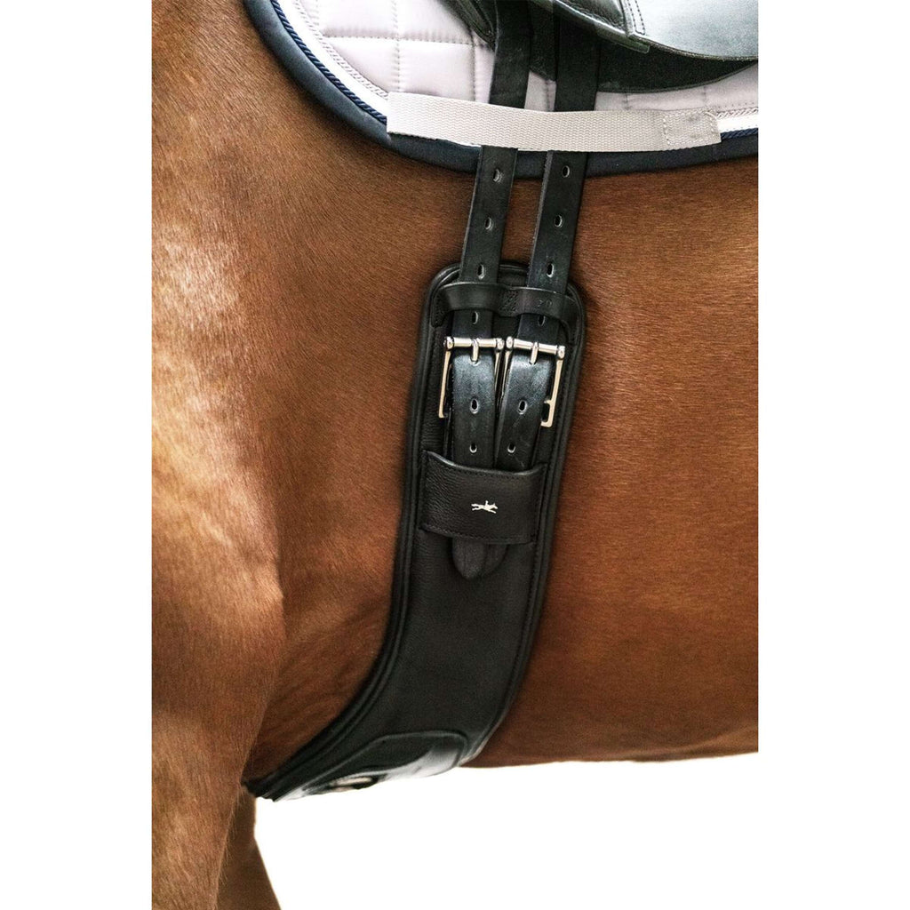 Schockemöhle Sottopancia da dressage Pittsburgh Stretch Nero Argento