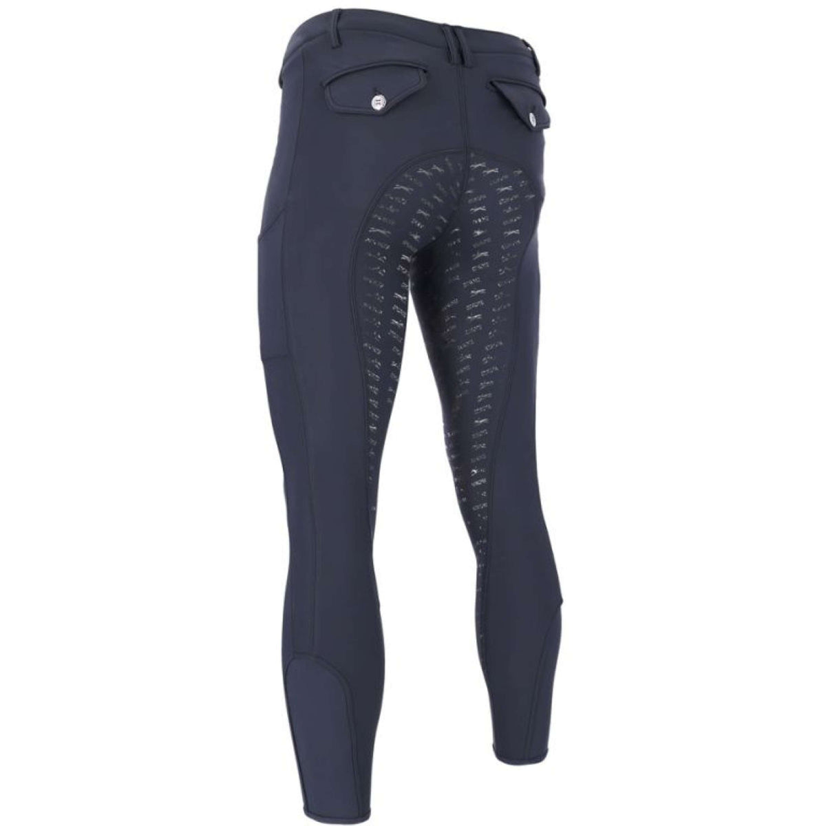 Schockemöhle Pantaloni da Equitazione SPLeo Presa Completa Uomo Blu scuro