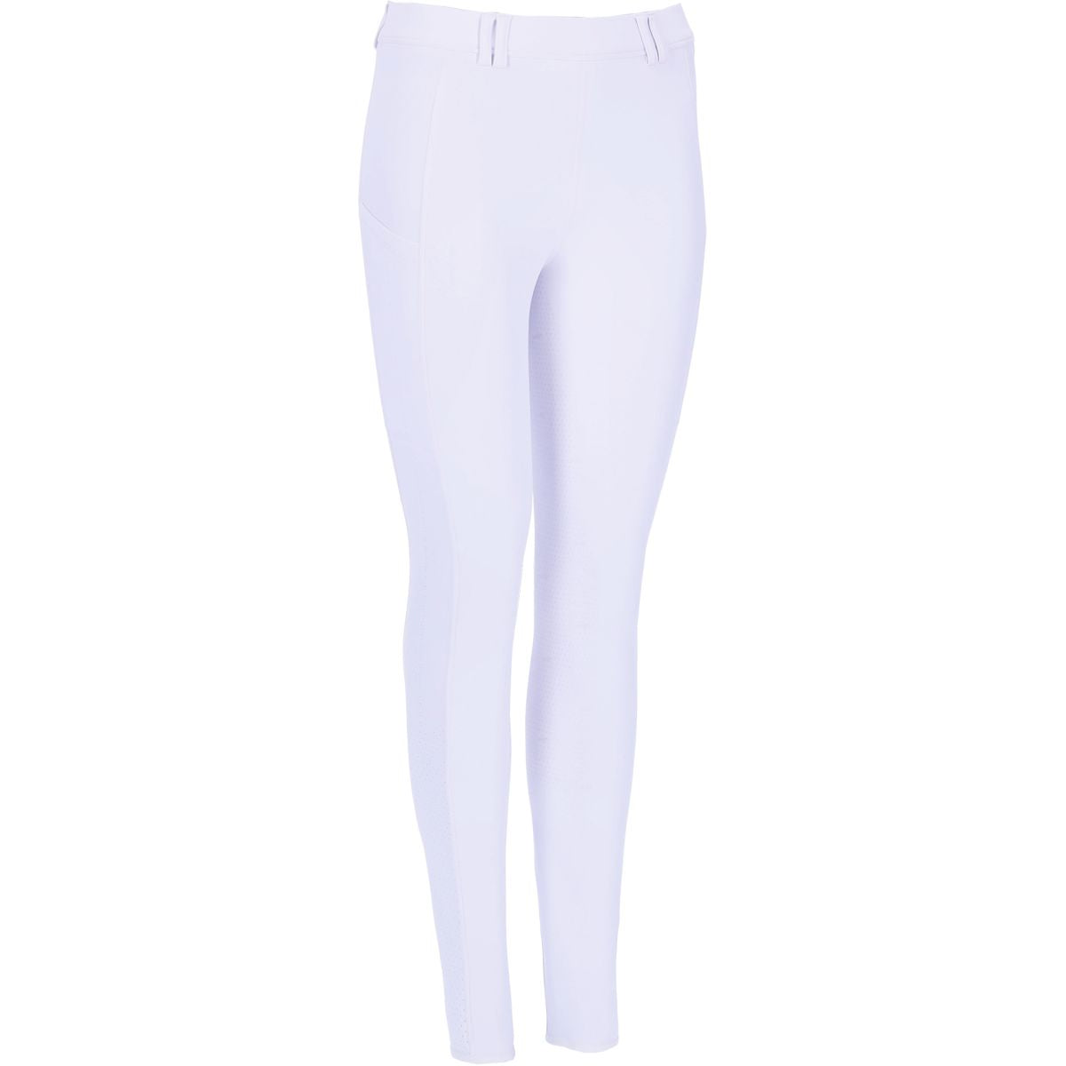 Schockemöhle Leggings da Equitazione Air Sporty Pro Full Grip Bianco
