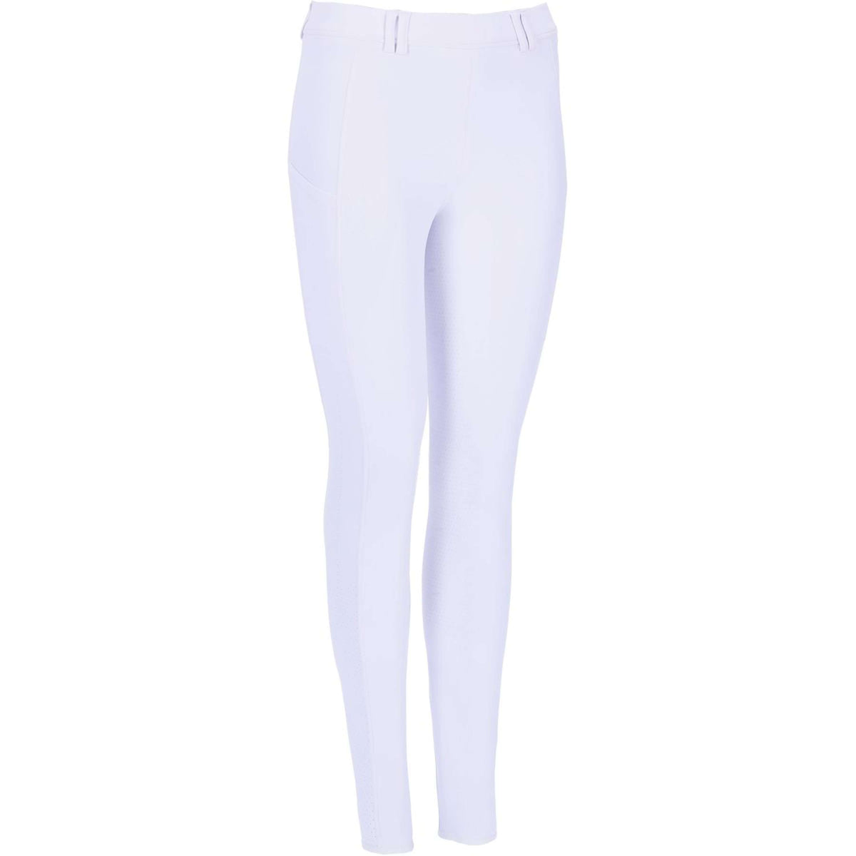 Schockemöhle Leggings da Equitazione Air Sporty Pro Full Grip Bianco