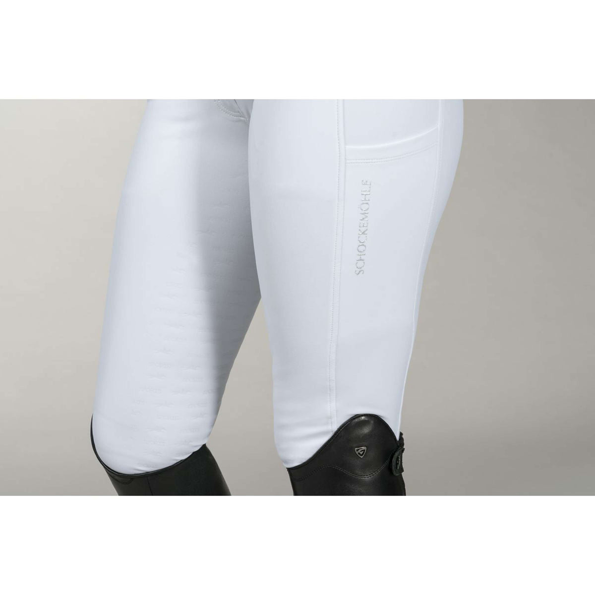 Schockemöhle Calzoni Carola Pro Full Grip Optical White