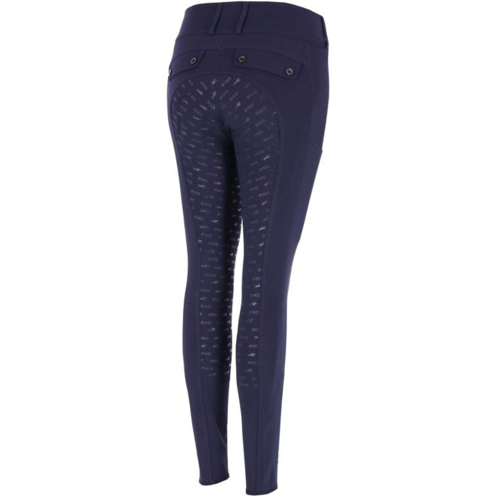 Schockemöhle Pantaloni da Equitazione SPCarola Full Grip Blu scuro