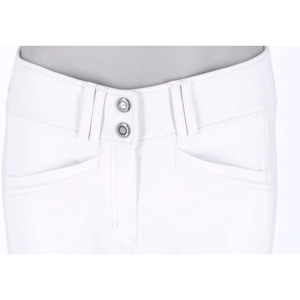Schockemöhle Pantaloni da Equitazione SPCarola Full Grip Optical White