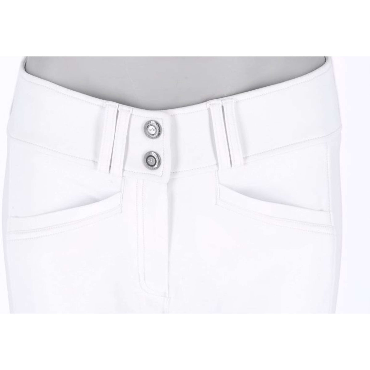 Schockemöhle Pantaloni da Equitazione SPCarola Full Grip Optical White