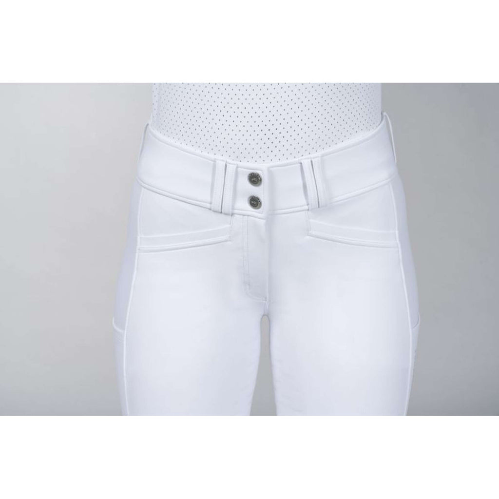 Schockemöhle Pantaloni da Equitazione SPCarola Full Grip Optical White