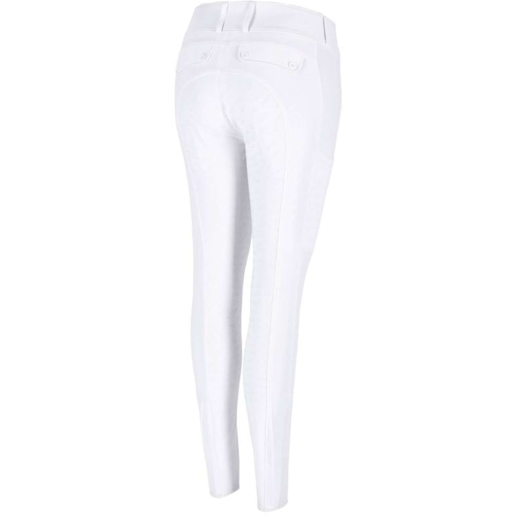 Schockemöhle Pantaloni da Equitazione SPCarola Full Grip Optical White