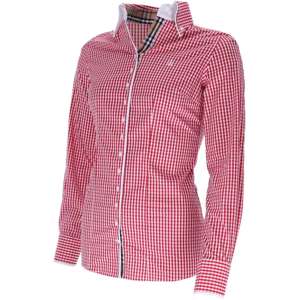 Schockemöhle Blusa FDL Eleonora London B Bianco/Rosso