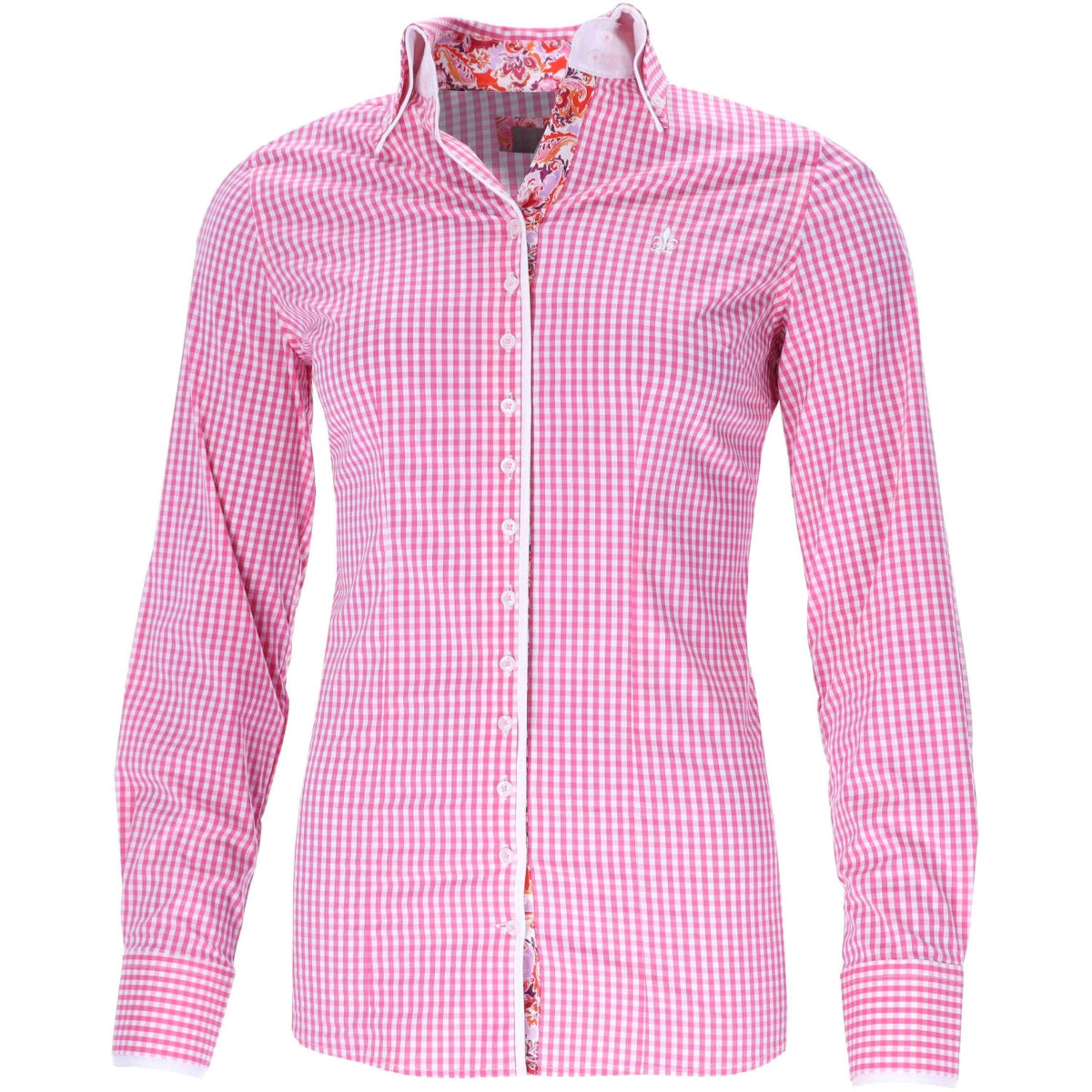 Schockemöhle Blusa FDL Eleonora Paisley L Bianco/Rosa