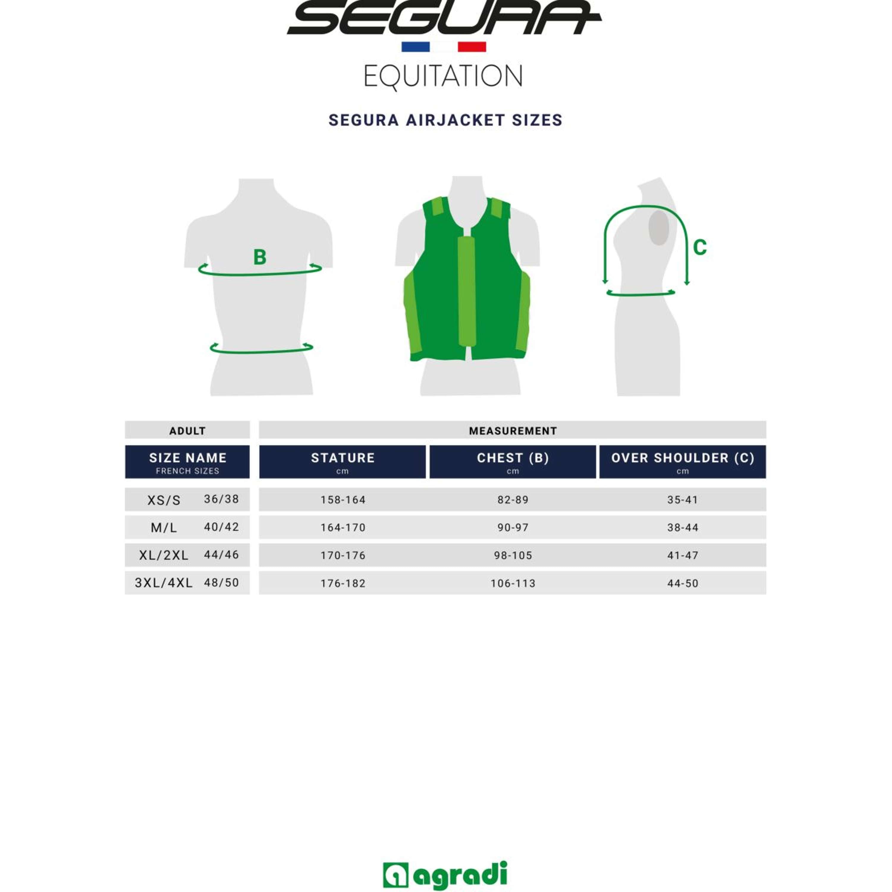 Segura Equitation Airbag C-protect Air Evo Nero