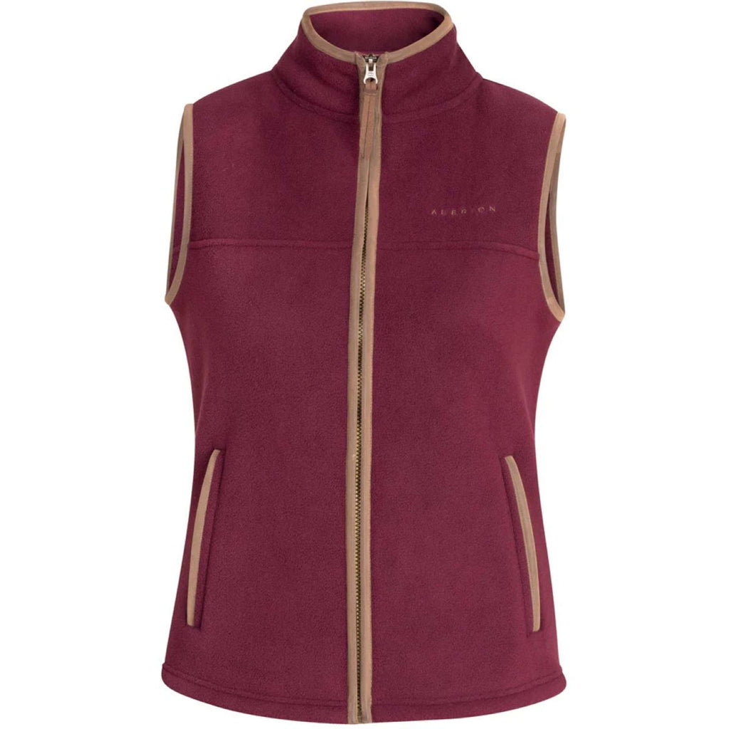 Aubrion by Shires Gilet Original Fleece Uomini Maroon