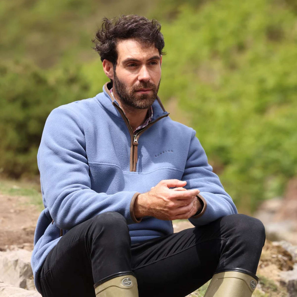 Aubrion by Shires Maglione Original Fleece Uomini Blu